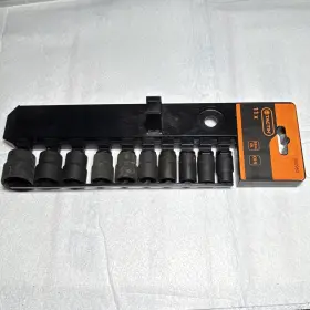 Tactix 900980 11-piece Deep Impact Socket Set 3/8 Inch Drive Sizes To 7/8 Cr-v Steel Tactix 900980 11-piece Deep Impact Socket Set 3/8 Inch Drive Sizes To 7/8 Cr-v Steel