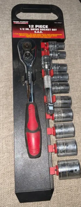 96537 TASK FORCE Drive Ratchet Socket Set