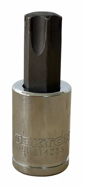 Tekton Shb14255 Tools T55 Standard Torx Bit Chrome 3/8 Inch Drive Socket