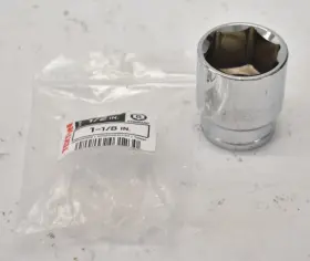 Tekton Shd22029 1/2 Inch Drive Shallow Metric Socket 6 Point Standard 1-1/8