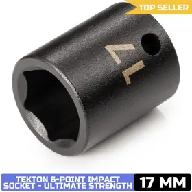 Tekton Sid12117 3/8 Inch Drive X 17 Mm 6-point Impact Socket