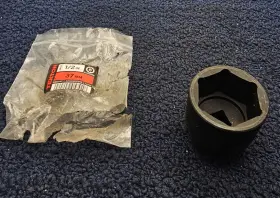 Tekton Sid22137 1/2 Inch Drive 6-point 37mm Metric Standard Impact Socket
