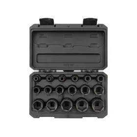 Tekton Sid92301 1/2 Inch Drive 6-point Impact Socket Set 17-piece 5/16-1-1/4