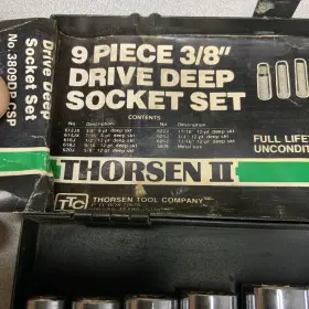 3809DP THORSEN Socket Set Drive Box #2