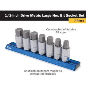 16131 TITAN Drive Hex Bit Socket Set #2