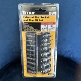 16160 TITAN Set Socket Bit Sailed Star