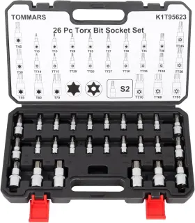 95623 TOMMARS Torx Socket Set Bit Socet