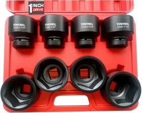 Tonynol Tt18pcsaej New 1 Inch Drive Jumbo Impact Socket Set Sae 2-1/16 To 2-1/2 8pc Cr-mo