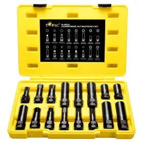 438083848754 TOPEC Locking Lug Nut Master Key Set Spline Star