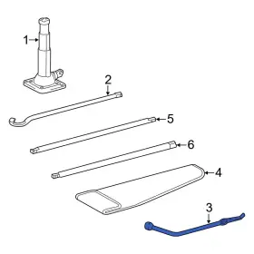 091500C010 TOYOTA OE Wheel Lug Wrench