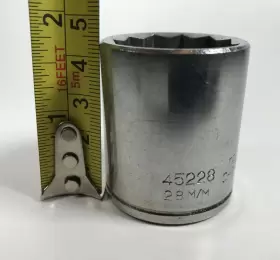 45228 TRUECRAFT Impact Socket Vanadium Drive #2