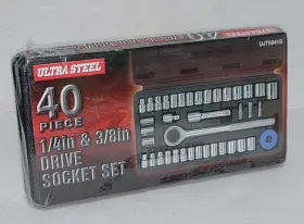 UJ75041S ULTRA STEEL Drive Socket Set