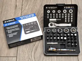 VMS31 VEGA TOOLS Master Hex Bit Ratchet Socket Set
