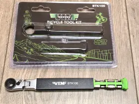 BTK100 VIM Hex Reversible Micro Bit Ratchet Bicycle Tool Kit