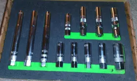 MSPM100 VIM TOOLS Mac Magnetic Spark Plug Socket Master Set