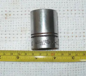 H-1231 WILLIAMS Socket Drive Point Underlined #2