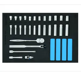 JHWFMSB-29F WILLIAMS Snap Drive Socket Set Eva Foam