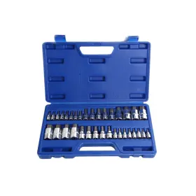 HW008A128 WINMAX Hex Bit Sockets Set Standard Drive