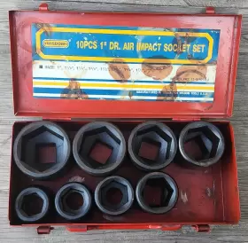 12-IS101S-2 WISDOM USA TAIWAN Drive Impact Socket Set