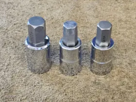 4220 WRIGHT Hex Allen Bit Socket Set Drive
