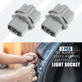 33513-S50-003 X-AUTOHAUX Backup Reverse Light Bulb Socket