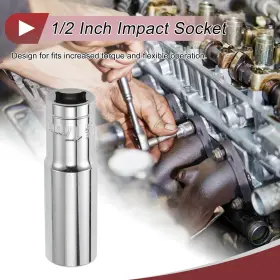 656417519538 X-AUTOHAUX Drive Impact Socket Point Vanadium