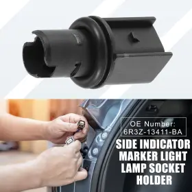 X Autohaux 6r3z-13411-ba Side Indicator Light Socket Holder For Ford Mustang 2005-2021