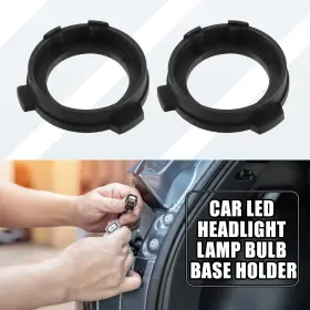 X Autohaux 718844364348 H7 Low Beam Car Led Headlight Lamp Bulb Base Holder For Ford Fusion 1 Pair