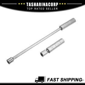 X Autohaux 786527059119 Universal Piece Of 2 16mm 3/8 Inch Car Drive Magnetic Spark Plug Socket