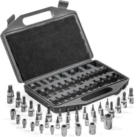 33802 XTREMEPOWERUS Socket Set Tamper Bit S2 Star