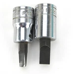 Snap-on 3/8" Drive F42 & F52 Slotted Flat Tip Screwdriver Socket Driver Usa. Fixed Price $24.95.