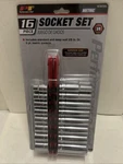 Performance Tool W38306 16- Piece 3/8 Drive Metric Socket Set. Fixed Price $32.35.