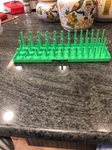 Snap On Ka383frgn 3/8" Sae 3 Row Post Socket Tray Green. Fixed Price $61.95.
