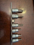 Snap-on 3/8 Drive Torx Bit Socket Driver Set 6pc T27 T30 T40 T45 T50 T55. Fixed Price $90.90.