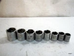 Craftsman Tools Set Of 8 Easy Read 6 Point 3/8 Drive See Description. Fixed Price $58.10.