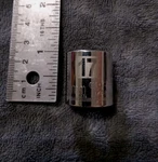 Craftsman Usa Nos 17mm, 12pt, 3/8"drive Socket #34648. Fixed Price $11.85.