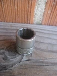 1950s Vintage 3/8" Drive X 9/16" Size * New Britain Socket Nb1218 & 12 Pt Usa. Fixed Price $4.85.