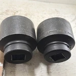 Lot Of 2 Armstrong Standard Impact Sockets 1" Drive 6 Point 7-674 7-676 Tools. Fixed Price $84.80.