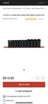 Matco 12 Piece Socket Set Scdp126ta 1/2 Drive 6 Point Sae. Fixed Price $350.00.