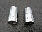 Vintage Craftsman 1/2" Drive 19/32" & 21/32" Sockets 47504 47506 =v= Usa. Fixed Price $49.95.