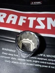 Sears Craftsman Nos 1/2" Drive 21mm 12 Point Std Socket Metric G2 44249 Usa. Fixed Price $19.00.