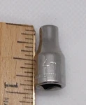 Vintage Craftsman 1/4" Drive 4mm 6 Pt Shallow Socket Inverted G 43505 Usa Nos. Fixed Price $8.66.
