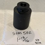 New! Snap On Socket, 3/4" Drive, 1-13/16" Sim582! Made In The Usa!. Fixed Price $119.95.