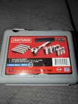 Sears Craftsman Nos Metric 1/4 Drive 6 Point Socket Set Case Only. Fixed Price $12.00.