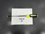Snap-on Tools New Hi Viz Yellow 3/8" Tip Soft Grip Flat Head Screwdriver Sgd10b. Fixed Price $84.95.