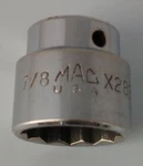 Mac Tools Sabina X282, 3/8 Drive, 7/8" Socket, Shallow, 12 Point.. Fixed Price $16.95.
