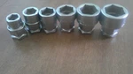 Snap-on Tools Usa 3/8" Dr- Pass Thru 6 Pc Socket Set 3/8"7/16"1/2"9/16"5/8"11/16. Fixed Price $100.00.
