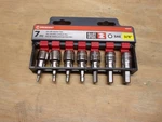 New Crescent 7pc. Sae Hex Bit Socket Set 3/8" Drive # Cbss0n ... Fixed Price $16.00.