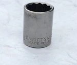Vintage Craftsman 1/2" Drive 13/16 12pt Shallow Socket Sae G2 47511 Usa. Fixed Price $15.99.