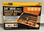 Dark Duck Dk 80002 50 Piece 3/8-inch Drive Impact Socket Master Sae Standard. Fixed Price $54.00.